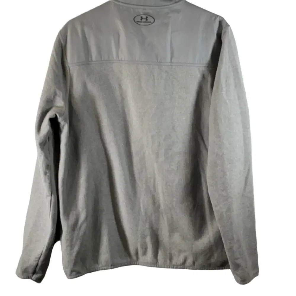 Under Armour Men's ColdGear Pullover Jacket in Gray
